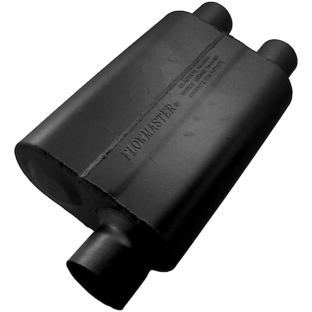 Flowmaster 40 SERIES DELTA FLOW MUFFLER, 3.00IN IN (O) / 2.50IN OUT (D): EA 9430412